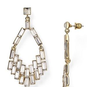 ABS by Allen Schwartz Baguette Chandelier Earrings